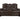 Woodland brown leather power reclining loveseat with middle console.