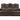Woodland brown leather power reclining sofa with drop down tray