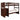 Twin/Twin Mission Stairway Bunk Bed in Dark Cappuccino