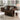 Chocolate/Tan Loveseat - Belsize
