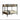 Industrial Styled Black Twin/Twin Bunk Bed - Clapton