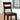 Dickinson Side Chair in dark cherry finish. Bold & sturdy design with padded leatherette seat. Perfect addition to your dining room.