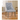 Diocles Flannellette Side Chair in Silver. Features button tufted chair backs, flannelette cushions and nailhead trim. 