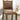 Gianna Rustic Side Chair in Oak. Bold & sturdy design. Features upholstered seat and nailhead trim