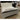 King Rustic Curved Headboard Bed Frame in White/Brown