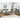 Louis Philip 5-Piece Bedroom Set Gray