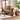 Nicanor Loveseat in Tan/Gold