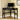 Porto Black Corner Desk with Keyboard Tray