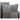 Rhian Dark Gray Sectional.  The overstuffed cushions provide not only a soft and comfortable feel, but also offer a visually sleek look that complements the minimalistic style of this chic sectional.