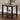 Classic Dark Walnut End Table - Rosetta
