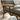 Rustic Dark Oak Accent Chair - Santiago