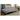Upholstered Gray Futon Sofa - Saratoga