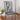 Sarina Leatherette Side Chair in Silver- leatherette and solid wood, buttontufted chair backs, padded leatherette cushions, turned legs