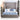 Gray Button Tufted Calking Bed - Rosabelle